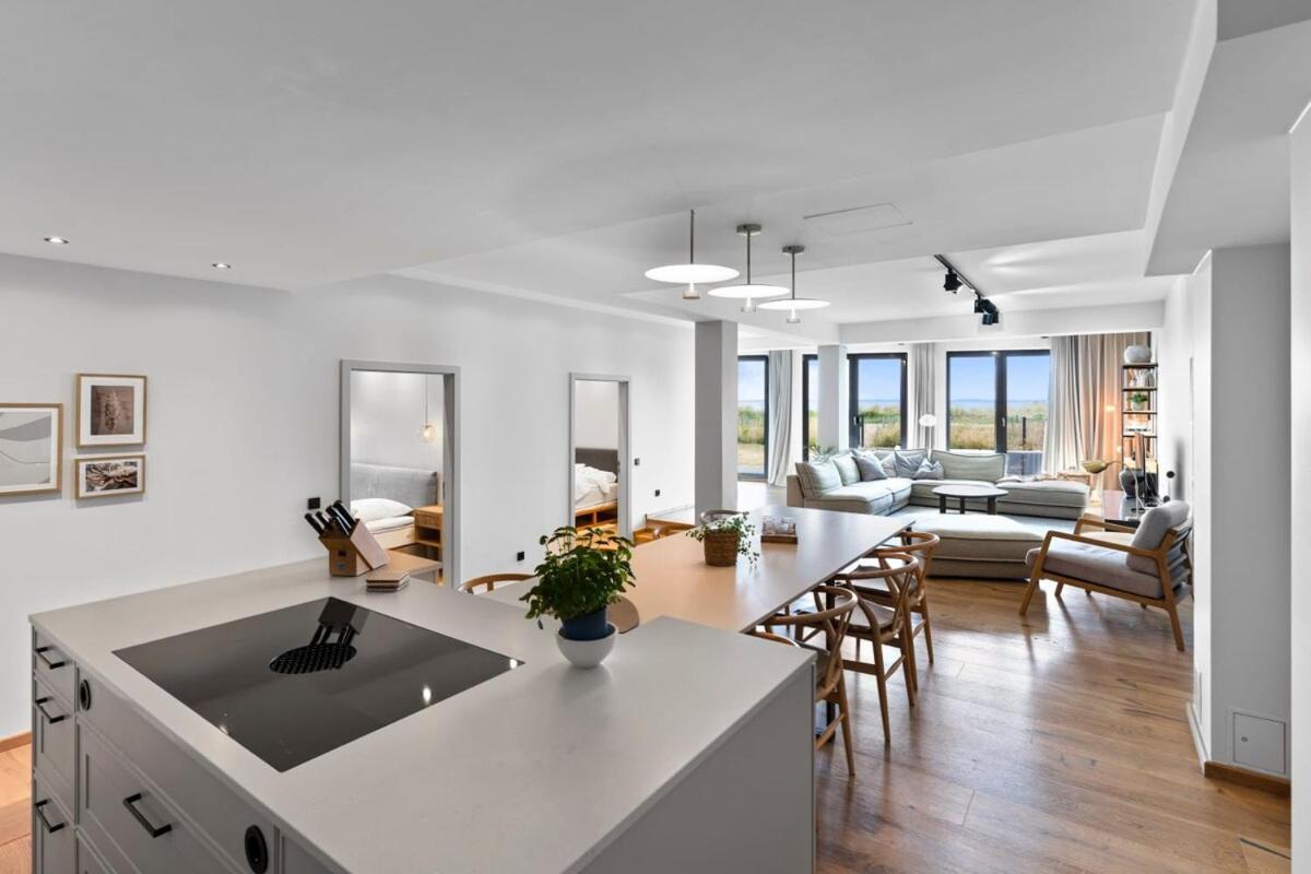 Luxus Meerblick Strand & Sauna & Garten & Heimkino Glowe Eksteriør bilde
